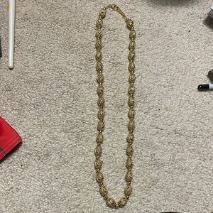 Napier Gold-Tone Filigree Necklace